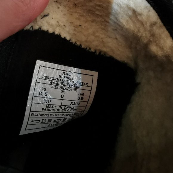 Merrell Womens "Murren" Strap Waterproof Winter Boots  US 8.5 Zip Up - Picture 4 of 12